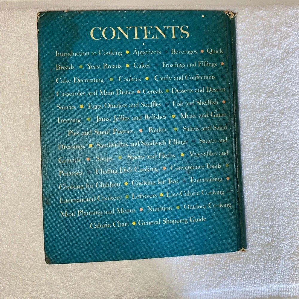 McCall's Cook Book HC 1963 1st‎ Edition 1st Print Turquoise Hardcover McCalls